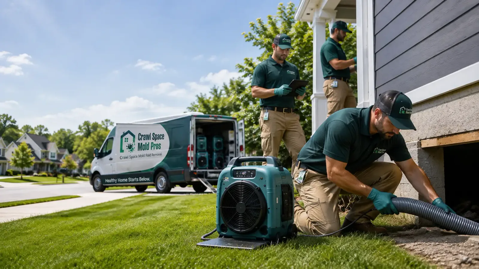 Crawl Space Mold Removal in Tracy, CA